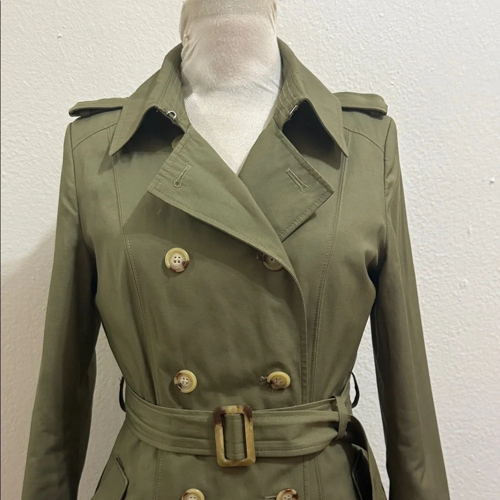 Ralph Lauren Khaki Women's Trench Coat - Picture 3 of 16